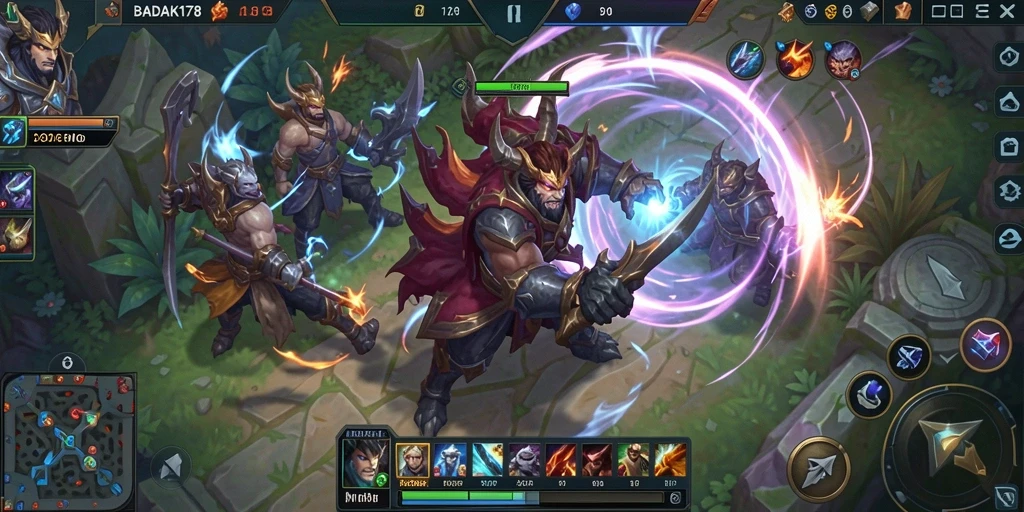 Tampilan gameplay BADAK178 yang penuh aksi dan strategi.