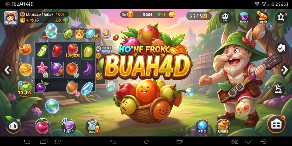 Tampilan utama BUAH4D dengan fitur-fitur utility yang bermanfaat.