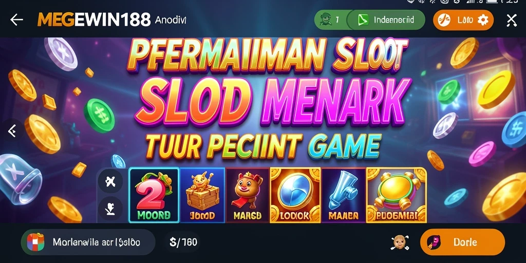 Tampilan gameplay menarik dari MEGEWIN188 yang penuh warna.