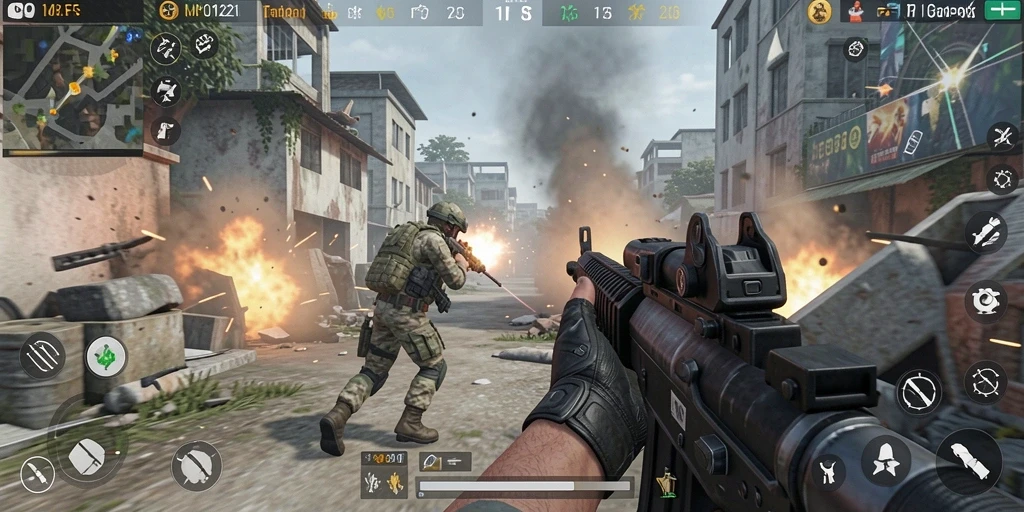Tampilan gameplay MPO1221 yang penuh aksi dan mendebarkan.